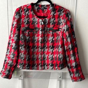 Chadwick size 10 petite winter jackets lined multicolor red